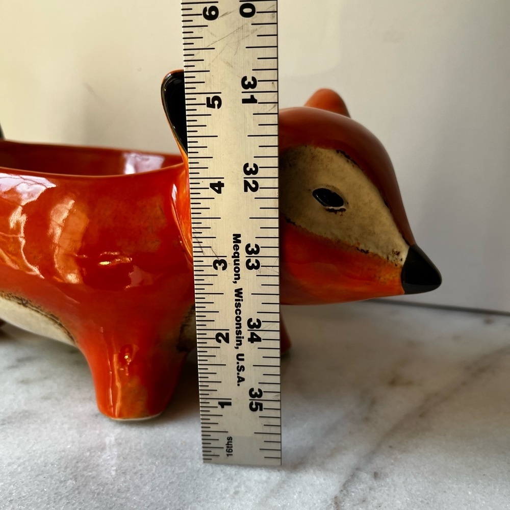 Orange Fox Ceramic Bowl by Pier 1 - Picture 14 of 14